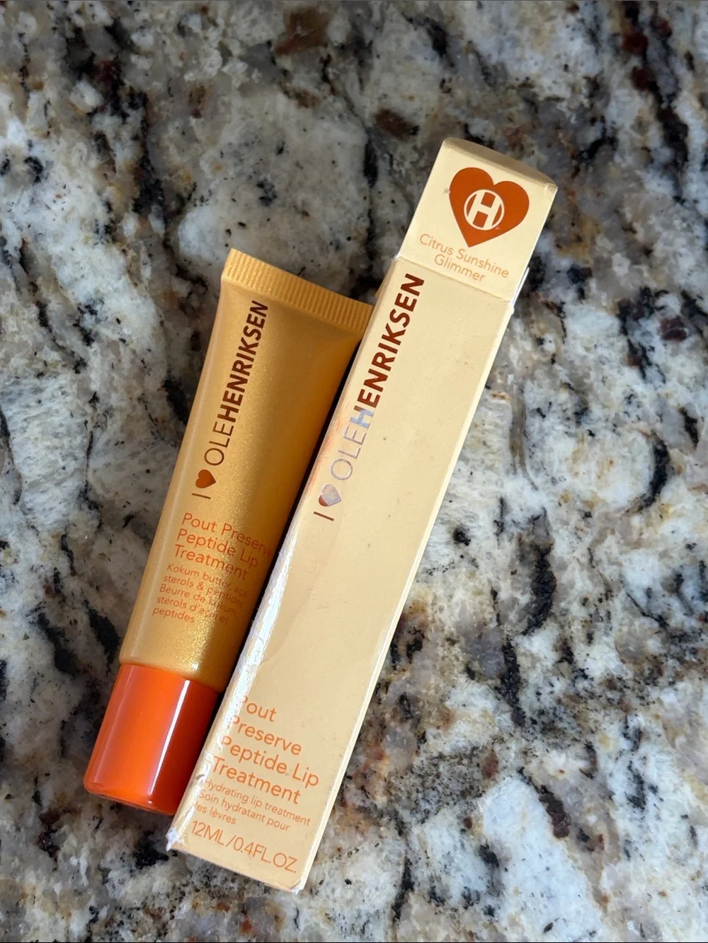 ⚡️🖤Citrus Sunshine Glimmer Olehenriksen Pout Peptide Lip Treatment